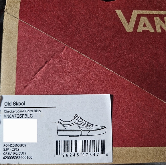 Vans Old School Youth Sneakers Shoes Low Top NWB